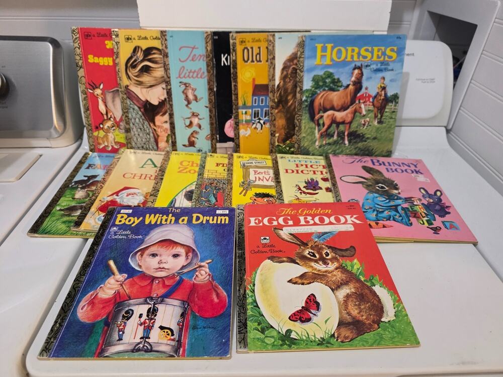 Vintage Little Golden Books Lot of 16 Children’s 1970's & 80's